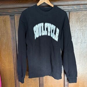 SoulCycle Black Crewneck Sweatshirt